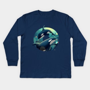 Orca Kids Long Sleeve T-Shirt